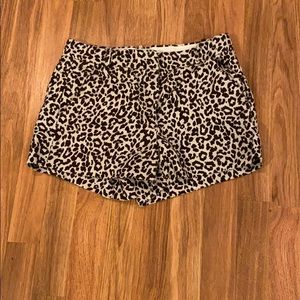 J. Crew leopard shorts